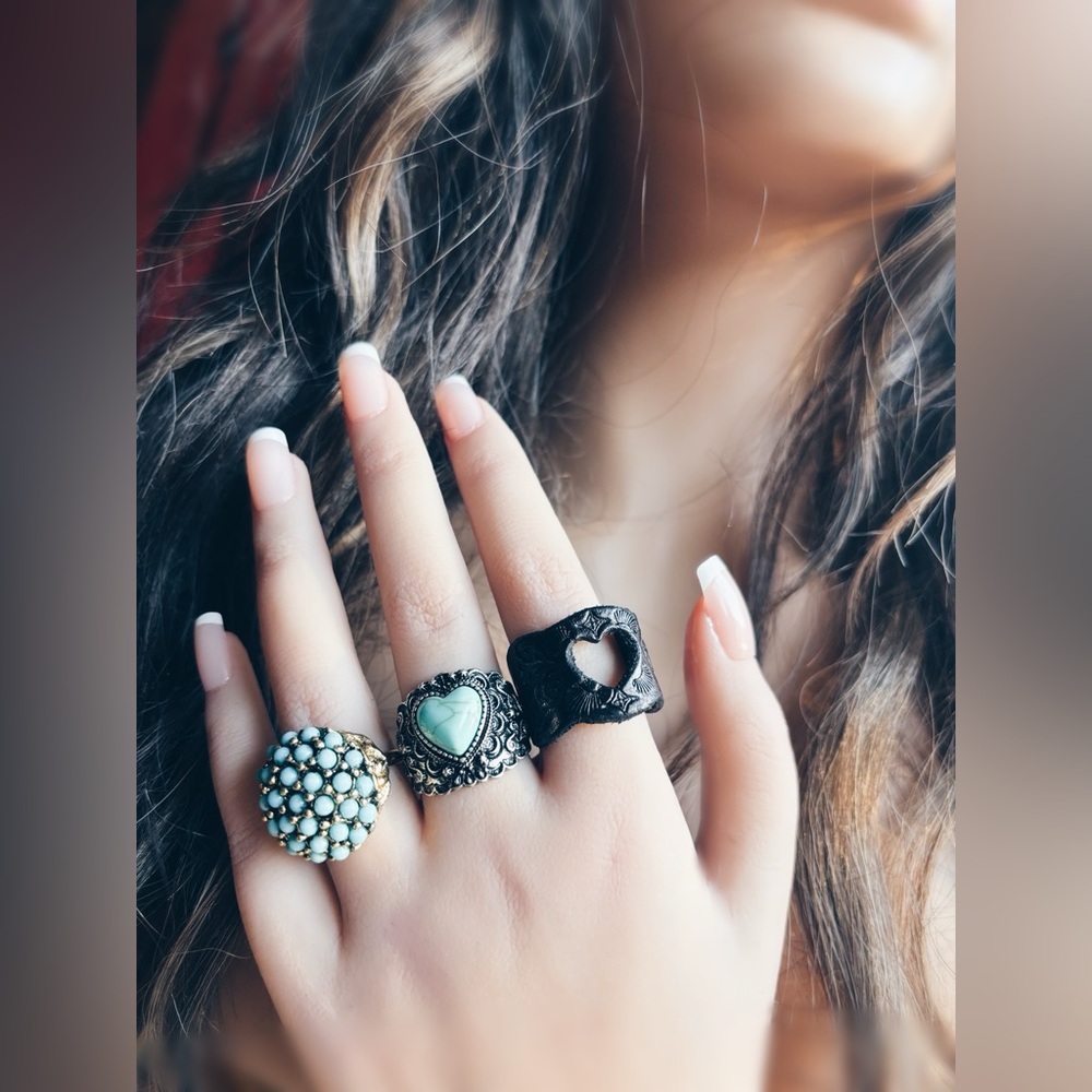 Vintage Turquoise Dome Ring